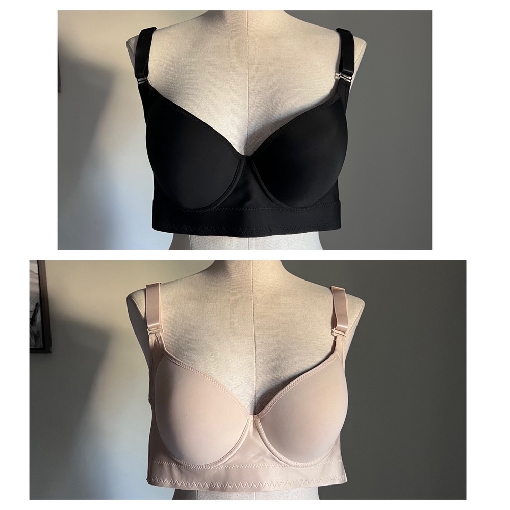 Elegant Black and Cream Women's Bras